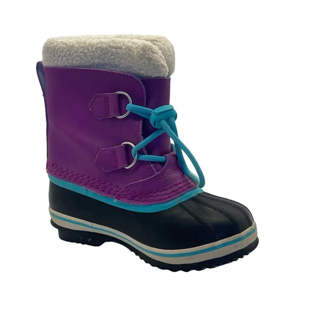 Sorel Yoot Pac Youth Waterproof Leather Winter Snow Boots – Size 12